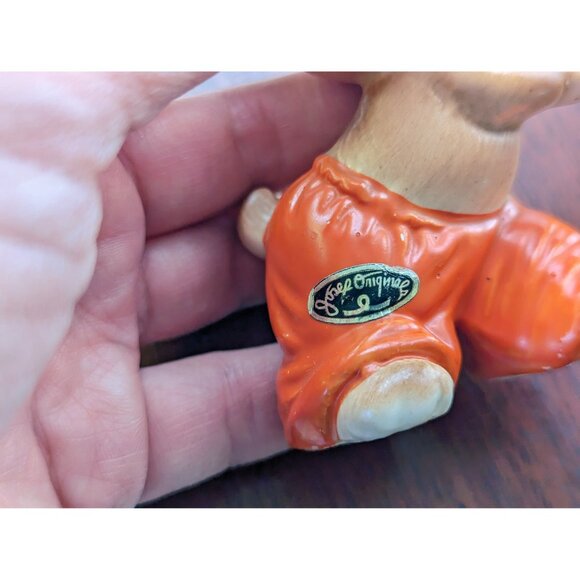 CHOOSE Vintage Josef Originals bunny figurine, bunny hutch series brown rabbit - Picture 3 of 9